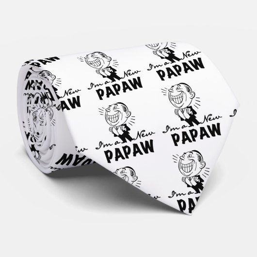 Cravate Souriant de nouveaux t-shirts et cadeaux Papaw (Roulé)