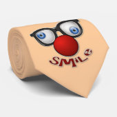 Cravate sourire délirant (Roulé)