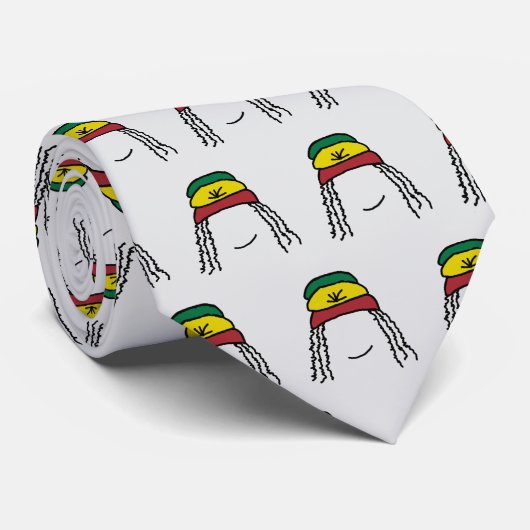Cravate Sourire Rasta (Roulé)