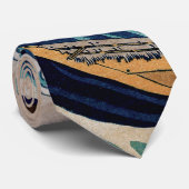 Cravate Sous la grande vague de Kanagawa (Roulé)