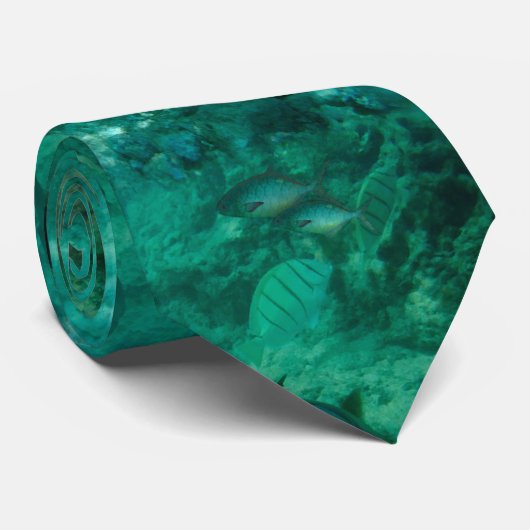 Cravate Sous la mer (Roulé)