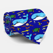 Cravate Sous la vie d'océan de Mer (Roulé)