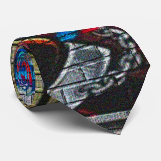 Cravate souterrain urbain de graffiti de NY (Roulé)