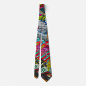 Cravate souterrain urbain de graffiti de NY (Dos)