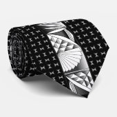 Cravate Southwest Native Sunrise in Chrome (Roulé)