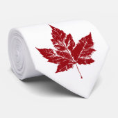 Cravate Souvenir Canada Cool Canada Feuille d'érab (Roulé)