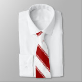 Cravate souvenir Canada Rouge Feuille d'érable Can (Attaché)