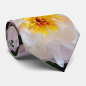 Cravate Souvenirs d'amour mariage floral (Roulé)