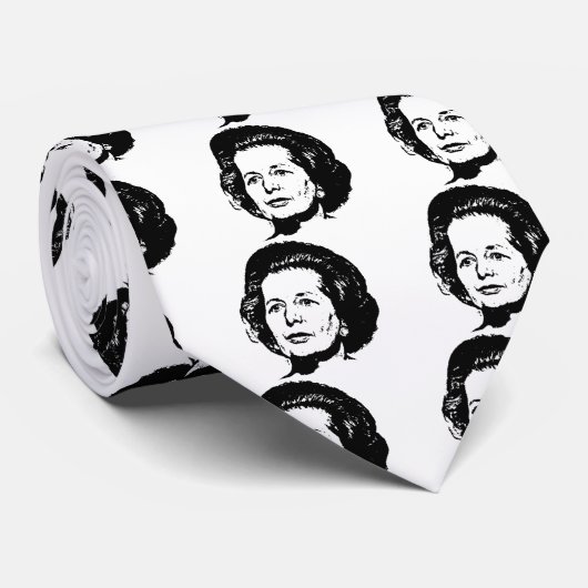 Cravate Souvenirs de Margaret Thatcher (Roulé)