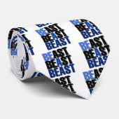 Cravate Soyez une bête (Roulé)