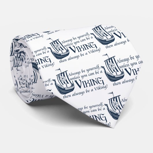 Cravate Soyez Viking ! (Roulé)
