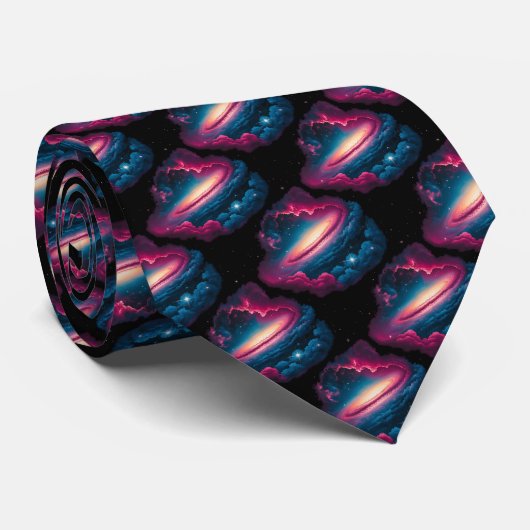 Cravate Space Science Custom Necktie (Roulé)