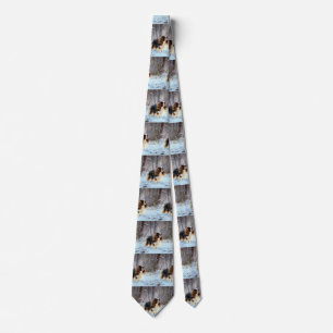 Cravate Spaniel Toy Anglais Laissez Neiger Noël