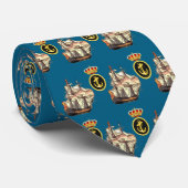 Cravate Spanish Marines at Trafalgar (Roulé)