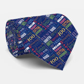 Cravate Special 100th Birthday Party Personalized Gifts (Roulé)