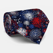 Cravate Spectacle patriotique de feux d'artifice (Roulé)