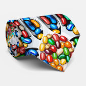 Cravate Spectre de douceur : Jelly Beans in Technicolor (Roulé)