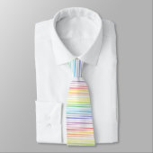 Cravate Spectre plus large en gros traits arc-en-ciel (Attaché)