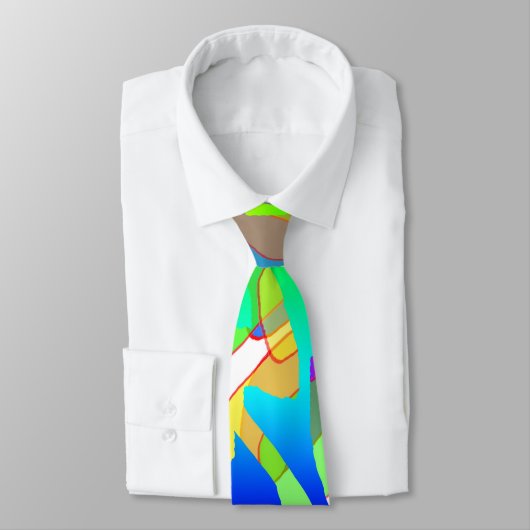 Cravate Spectre polychrome (Attaché)