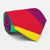 Cravate "Spectrum Shift : A Vivid Abstraction" (Roulé)