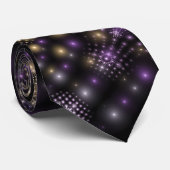 Cravate Sphère fractale Art Mandala Universe (Roulé)
