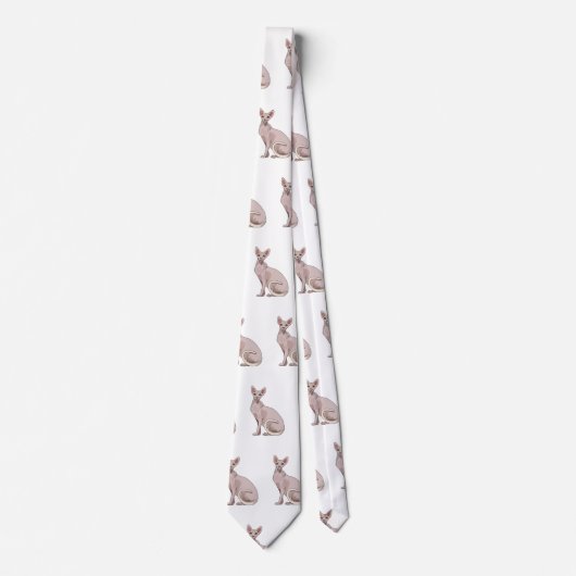 Cravate Sphynx cat (Devant)