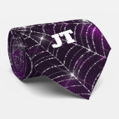 Cravate Spiderweb éffrayant (Roulé)