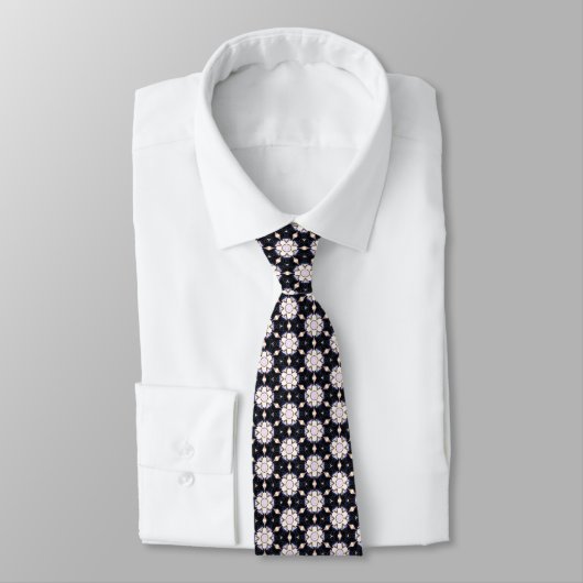 Cravate Spiked Stars Black Neck Tie (Attaché)