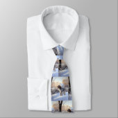Cravate Spinone Italiano Qu'il neige Noël (Attaché)