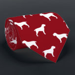 Cravate Spinone Italiano Silhouettes Motif Rouge et blanc<br><div class="desc">Ce cravate original de Spinone Italianos motif rouge et blanc fait un grand cadeau pour les papas de chien! Disponible dans une variété de couleurs, cette cravate cool fait une déclaration pour quiconque aime une Spinone Itanienne. Un cadeau génial pour le type qui porte une cravate pour les affaires, ou...</div>