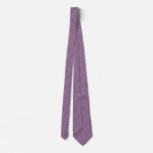 Cravate Spirale en Mauve brossé texture métallique Imprime (Dos)