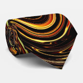 Cravate Spirales d'or - II (Roulé)