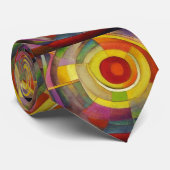 Cravate Spirales vibrantes : Peinture d'Art Concept Acryli (Roulé)