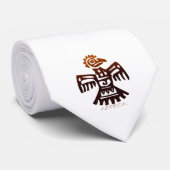Cravate Spirit of Mexico & Peru, Mayan Incan Design (Roulé)
