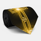 Cravate spirituel croisé religieux (Roulé)