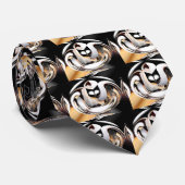 Cravate Spiritueux dans les coquillages (Roulé)