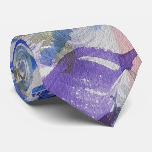 Cravate Splash couleur (Roulé)