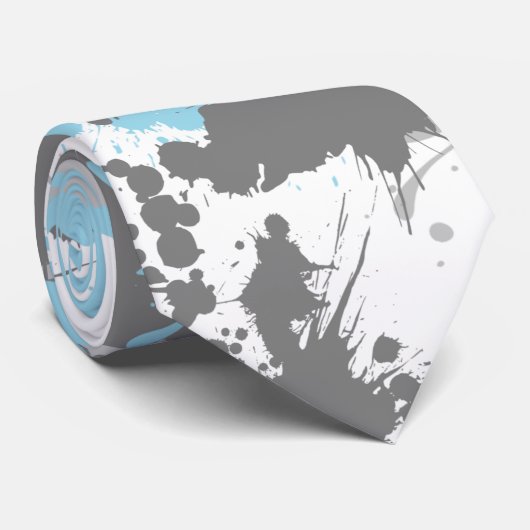 Cravate Splash de Color | DemiBoy Pride (Roulé)