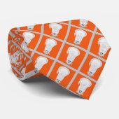 Cravate Sports de crosse Orange (Roulé)