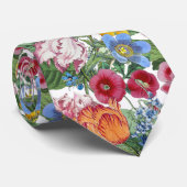 Cravate Spring Flower Garden Pattern (Roulé)