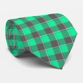 Cravate Spring Green and Finlandia Plaid Neck Tie (Roulé)