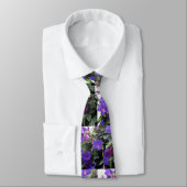 Cravate Spring Morning Glories en bleu (Attaché)