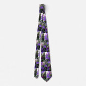 Cravate Spring Morning Glories en bleu (Dos)