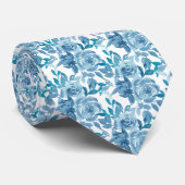 Cravate Spun Sugar & Skydiver Blue Mariage Keepsaké T (Roulé)