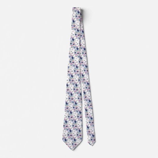 Cravate Spun Sugar & Skydiver Blue Mariage Keepsaké T (Devant)