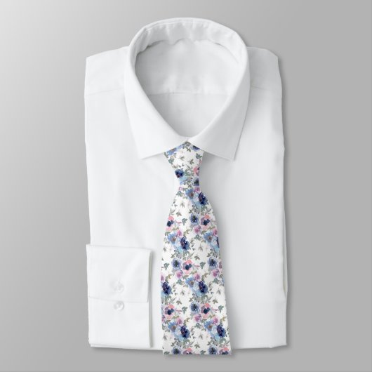 Cravate Spun Sugar & Skydiver Blue Mariage Keepsaké T (Attaché)