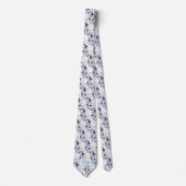 Cravate Spun Sugar & Skydiver Blue Mariage Keepsaké T (Devant)