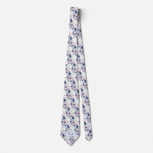 Cravate Spun Sugar & Skydiver Blue Mariage Keepsaké T (Devant)