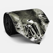 Cravate Squelette précolombien de Gravesite (Roulé)