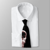 Cravate squelettique simple rouge de vision de (Attaché)